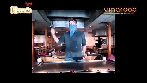 Kinh ngạc trước khả năng múa dao điêu luyện của đầu bếp người Nhật - Nước giã rượu Hovenia