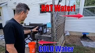 Hcalory Portable Hot Water Shower.  Perfect for RV or Camping! No more Cold Showers!