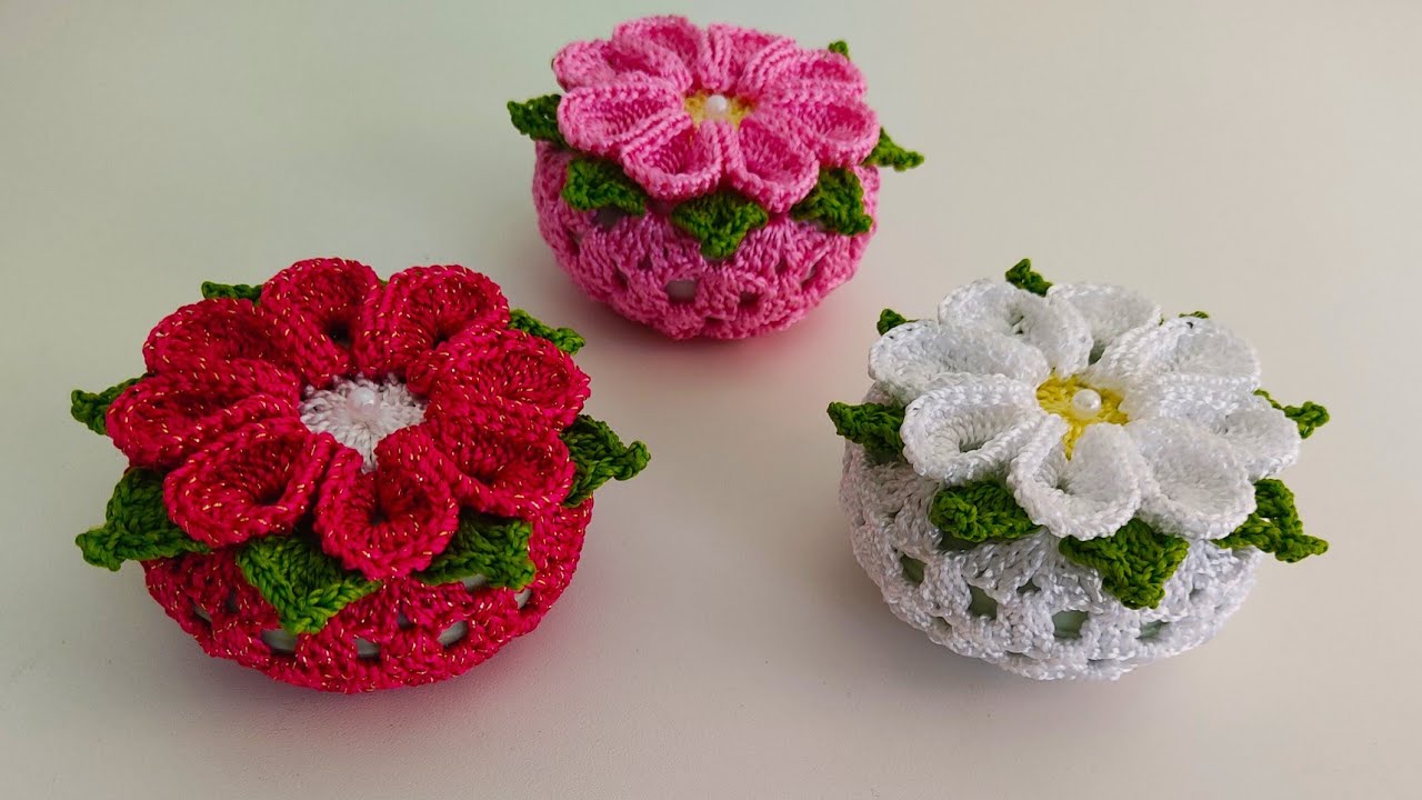 porta sabonete em crochê ou sachê rápido e fácil