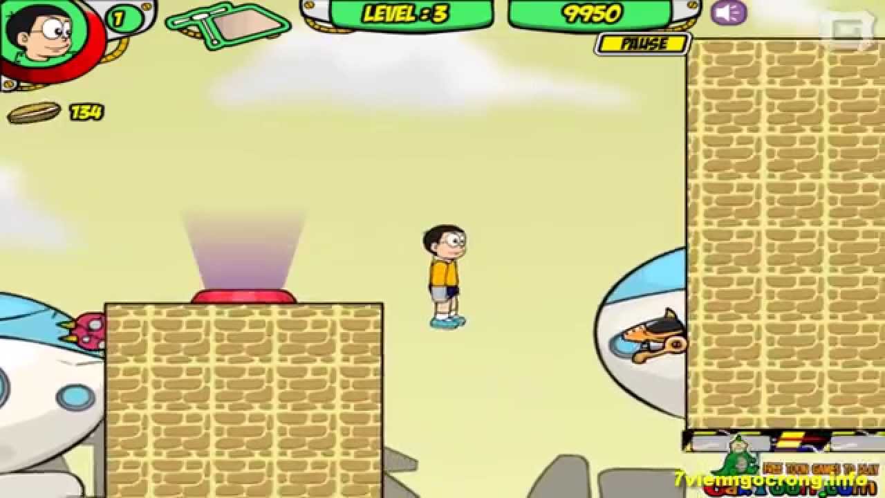 Game Doremon phiêu lưu - Nobita giải cứu Doremon - YouTube