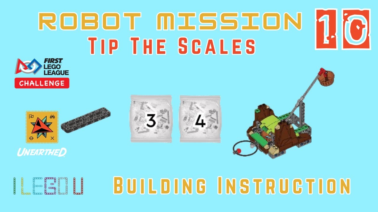 FLL UNEARTHED - Robot Mission 10 Tip The Scales - BUILDING INSTRUCTION ...