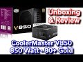 CoolerMaster V850 80+ Gold Power Supply - Unboxing & Overview