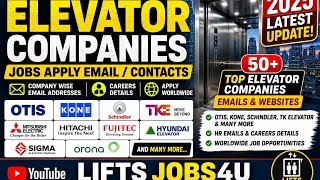 MNC COMPANIES JOBS📧 ELEVATORS HR EMAILS & CAREERS🌍 APPLY WORLDWIDE🔥 2026 LATEST UPDATE @EEJOBS4U