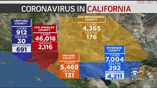 LA County's Coronavirus Cases Surpass 46K, Death Toll Grows To 2,100