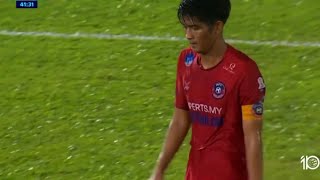 Irfan Zakaria (17) Vs Johor Darul Ta'zim• Irfan Defensive Skills Show In Melaka FC 