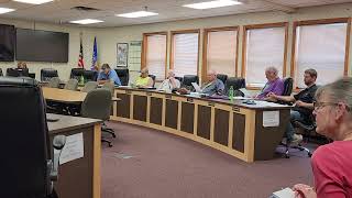 Second camera of Rusk County Personnel & Highway Termination meeting 8/1/23