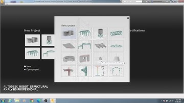 01. Autodesk Robot Structural Analysis professional Tutorials | Starting a  New project
