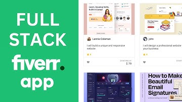 React Node.js Fiverr App Full Tutorial  | MERN Stack Freelance Service App w/ Stripe