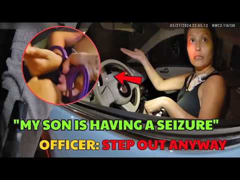 Mom Refuses to Exit Car During Traffic Stop — Ends in Arrest | Florida Bodycam