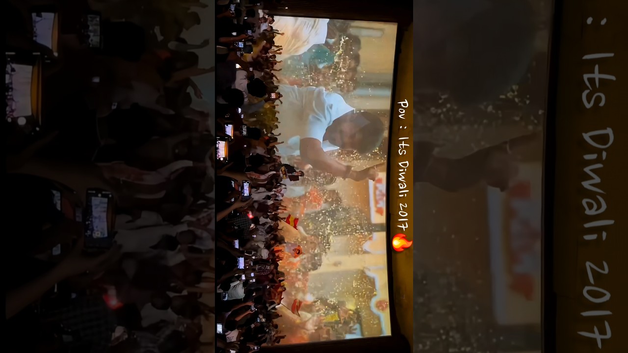 It's Diwali 2017🥹🔥 #mersal #thalapathy #vijay #diwali #2017 #blast #real #best #goat #shorts #reels