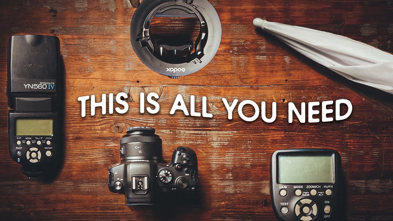 BUDGET OFF CAMERA FLASH SETUP FOR BEGINNERS // YONGNUO YN560 IV