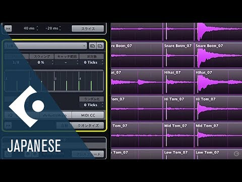 Cubase: マルチトラックでのオーディオクオンタイズ/オーディオワープ (Japanese Only)