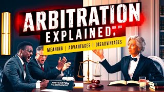 Arbitration Meaning | Arbitration Advantages & Disadvantages Alternative Dispute Resolution | हिदी म