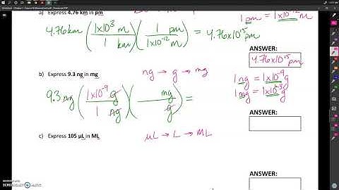 Metric Prefix Unit Conversions - Part 2