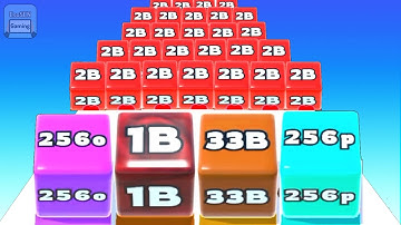 Jelly Run 2048 | All Levels Gameplay | Android, iOS | Satisfying Mobile Tiktok Games #49