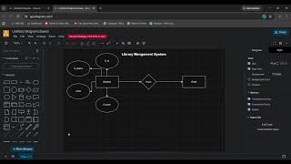 How to Draw ER Diagram for Library Management System | Step-by-Step Tutorial | DBMS Guide