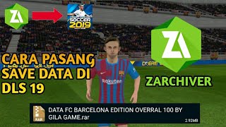Tutorial Cara Pasang Save Data Di Dls 19 Memakai Aplikasi Zarchiver Terbaru 2021