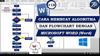 Tutorial Flowchart : Cara Membuat Algoritma dan Flowchart di Ms Word