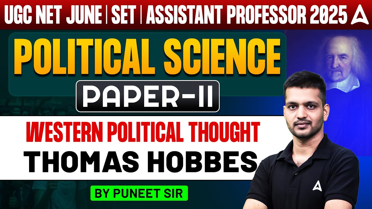 UGC NET/SET Preparation 2025 | Political Science Paper 2 Western Political Thought | By Puneet Sir