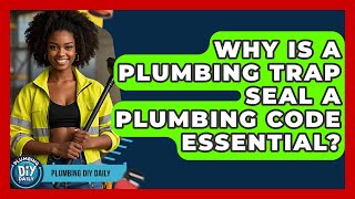 Celebrity Why Is A Plumbing Trap Seal A Plumbing Code Essential? - Plumbing DIY Daily Profile