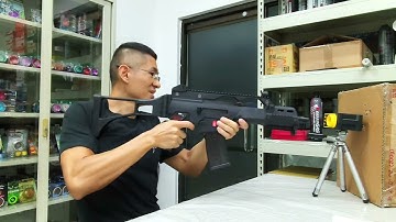 Testing the WE 999C or HK G36C Airsoft Gas Blowback Rifle