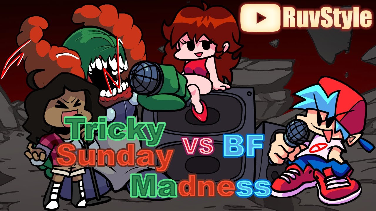 Sunday and Tricky sing Madness on duet vs BF Mod Update! (HIGH EFFORT)