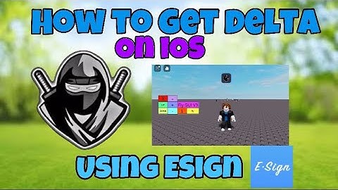 How to get Delta IOS Using ESign IPA Signer | No revokes, fast and easy