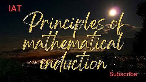 Principle of Mathematical Induction || Prove by mathematical induction
