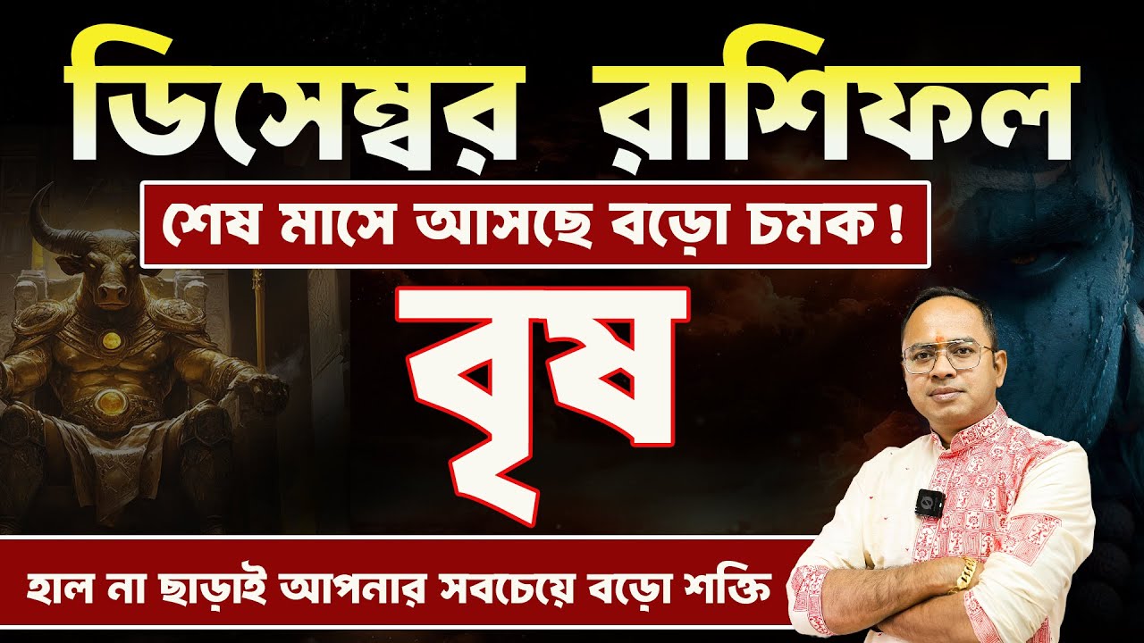 Birish Rashi Brisho Rashi December Rashifal | বৃষ রাশি ডিসেম্বর রাশিফল | Taurus ...