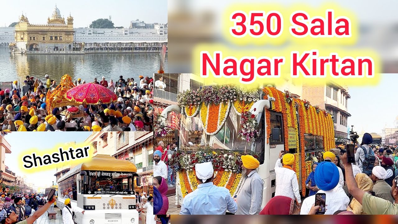350 Sala Nagar Kirtan Aur Shashtaro Ke Darshan | Golden Temple #foodydood 