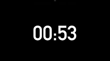 53 seconds countdown timer without alarm