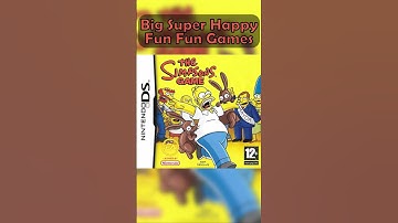 Big Super Happy Fun Fun Games - The Simpsons Game Nintendo DS Music / Soundtrack
