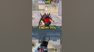1 vs 1 with friend❤ || Enemy POV || #shorts || A N I L G A M I N G || Pubgmobile