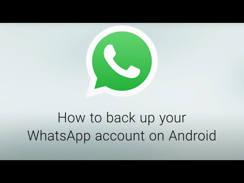 Learn how to back up your whatsapp account on android (subtitles available). you can messages and media google drive, so if lose and...