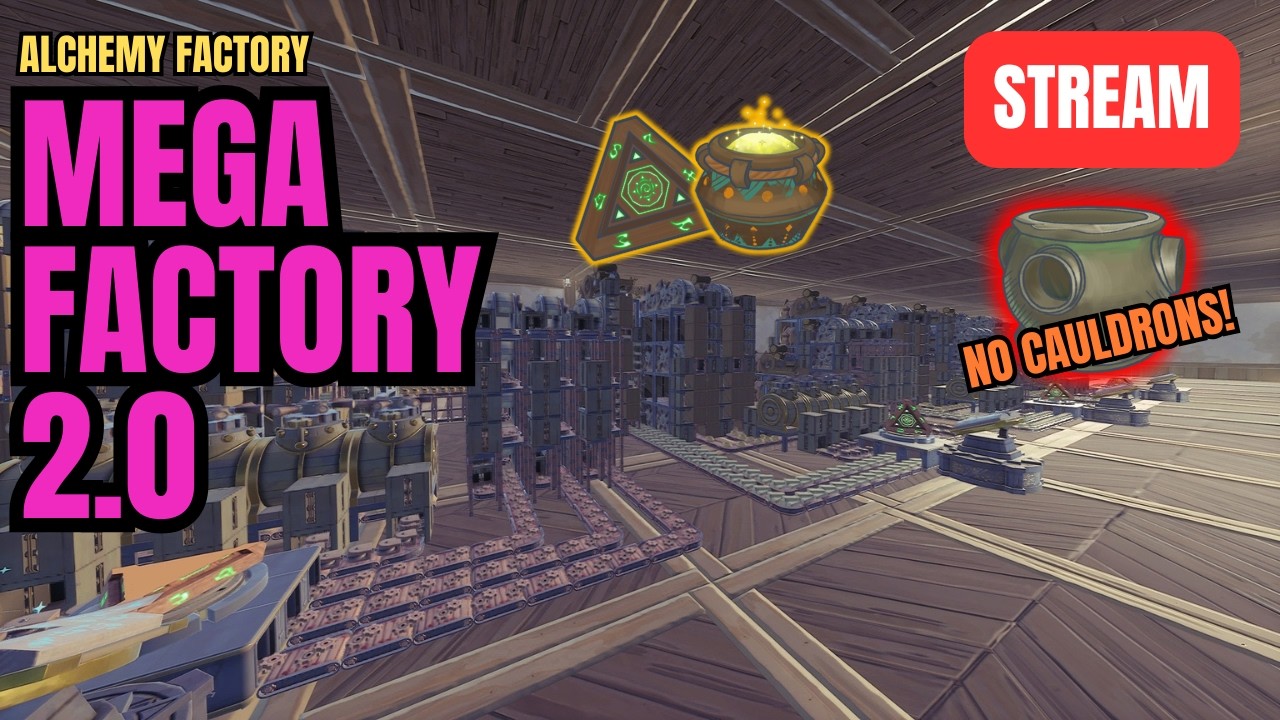 No Cauldrons Mega Factory 2.0 Challenge - Part 7 | Alchemy Factory | 3/09/2026