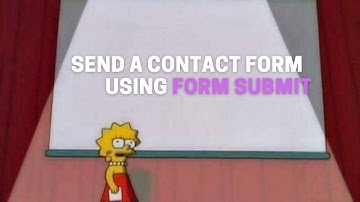 send a contact form without PHP using FORM SUBMIT