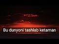 BU DUNYONI TASHLAB KETAMAN/БУ ДУНЁНИ ТАШЛАБ КЕТАМАН/2022