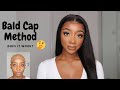 Trying The Bald Cap Method For The First Time Ft. Nadula Hair | Shornell Stacey