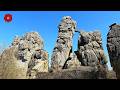 Externsteine, NRW, Detmold. Ausflugsziel mit Infos & Tipps. Mit Besteigung und Grotten. 4K. GoPro10
