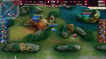 BLACKLIST vs GEEK FAM Game 1 | Knockout Stage Day 5 | M5 World Championship