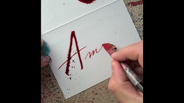 Splatter Calligraphy Name Request no.315