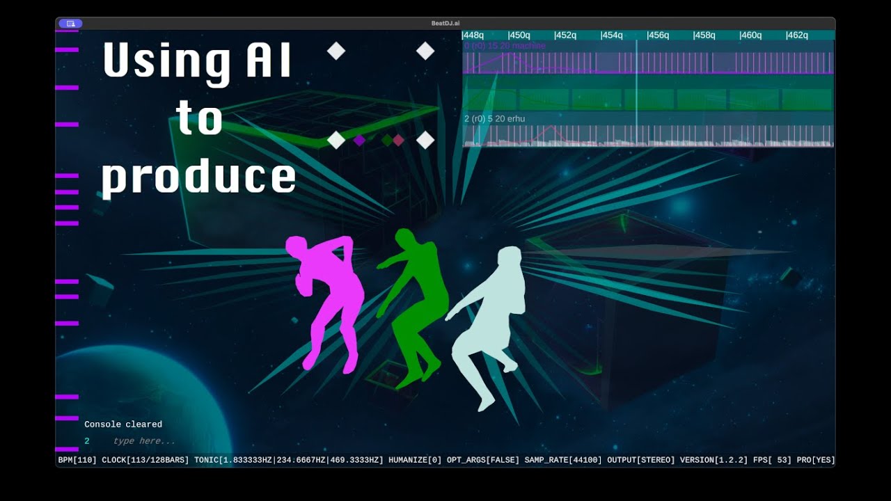 Using AI to create electronic music in Beat DJ (live coding software ...