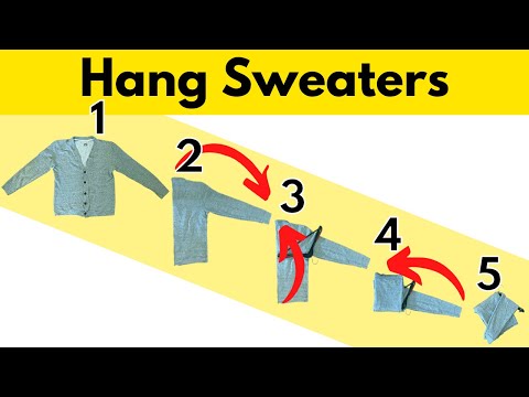 3 Clever Ways to Hang Sweaters (And NOT Ruin Them)