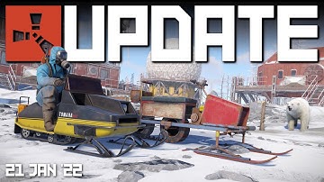 Arctic bases, Snowmobiles & Polar bears (oh my) | Rust Update 21st January 2022