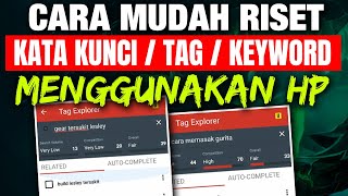 Cara Mudah Riset KEYWORD/KATA KUNCI/TAG Menggunakan HP 2020 screenshot 5