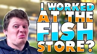 I USED TO WORK AT A FISH STORE!? | Storytime with Jiedel
