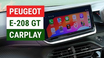 Apple CARPLAY & Android AUTO on Peugeot e-208 2024 How-to & Review