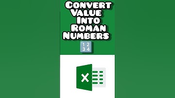 convert value into roman numbers 🔢 #exceltips #exceltricks #exceltutorial #beginnertoexpert #excel