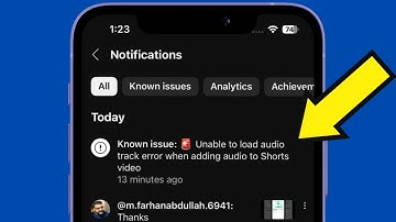 Known issue: Unable to load audio track error when adding audio to Shorts video
