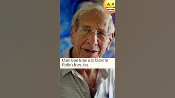 Thumbnail of Chaim Topol Israeli Actor Known For Fiddlers Tevye Dies